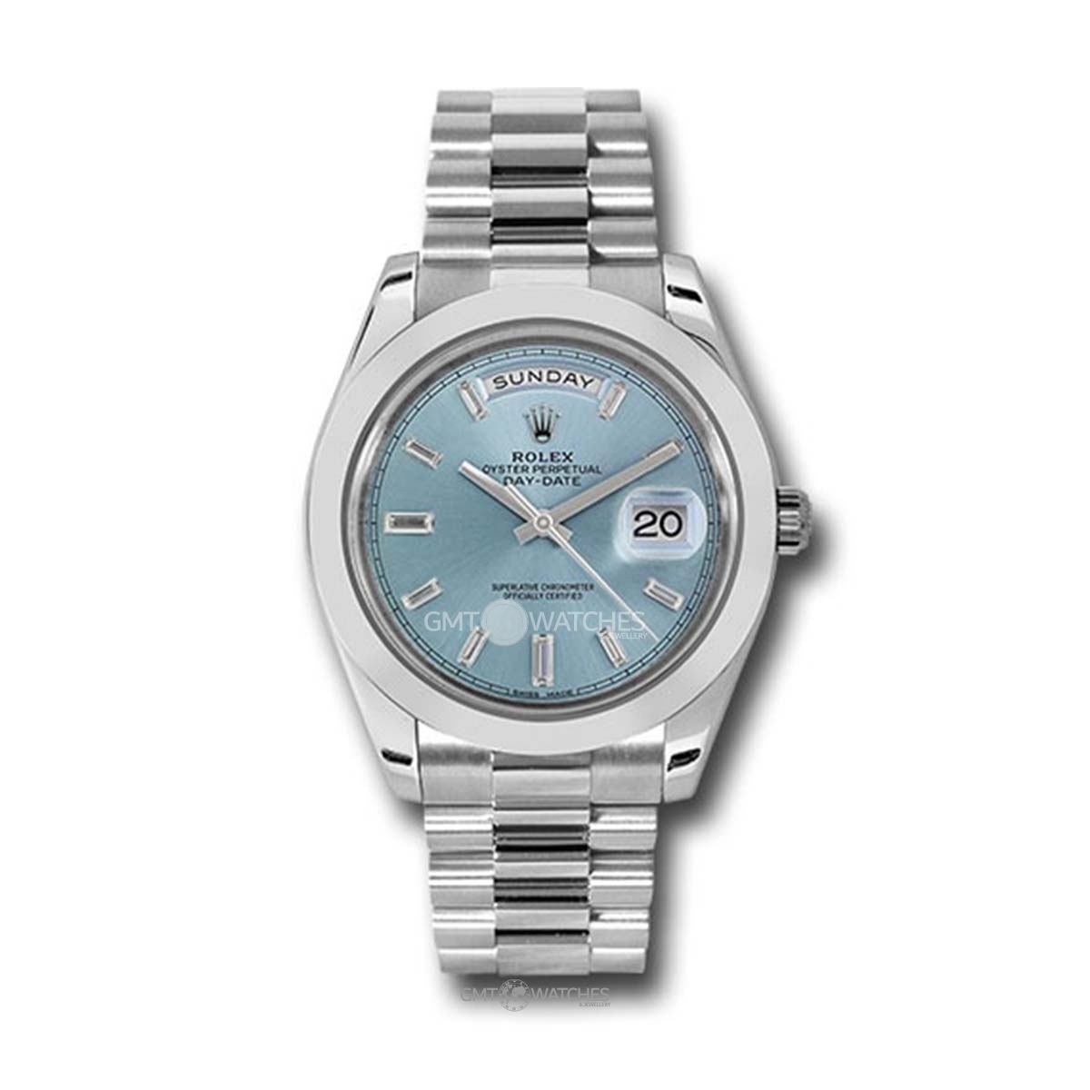 Rolex Oyster Perpetual Day-Date 40mm Platinum 228206 ibbdp