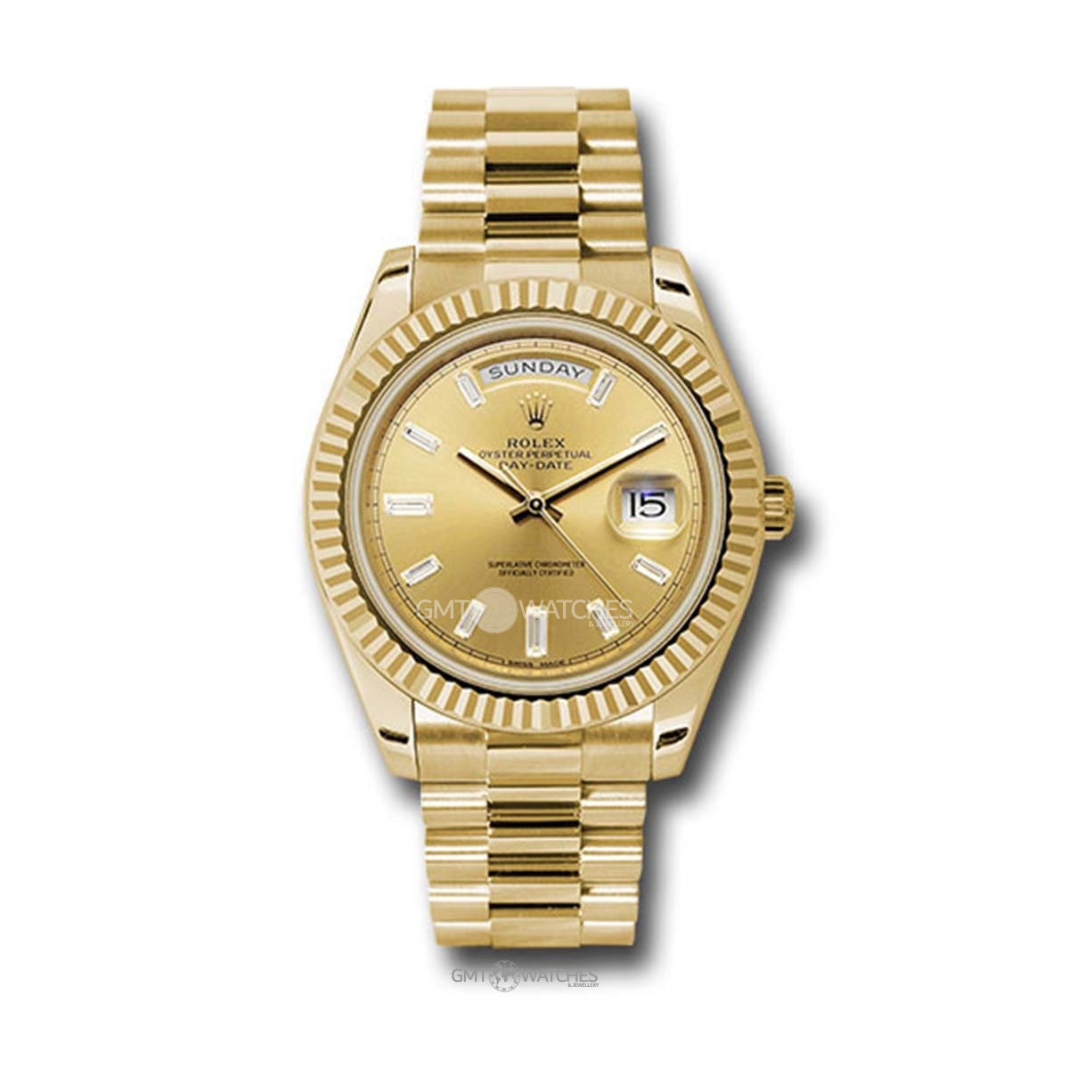 Rolex Oyster Perpetual Day-Date 40mm 18k Yellow Gold 228238 chbdp