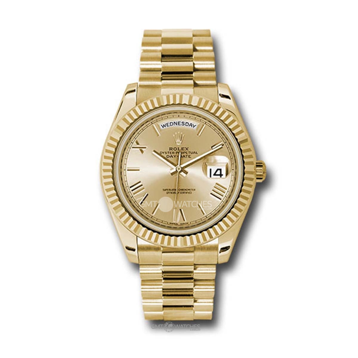 Rolex Oyster Perpetual Day-Date 40mm 18k Yellow Gold 228238 chrp