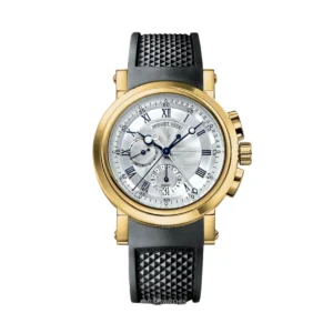 Breguet Marine Chronograph 18k Yellow Gold Mens Watch 5827BA/12/5ZU