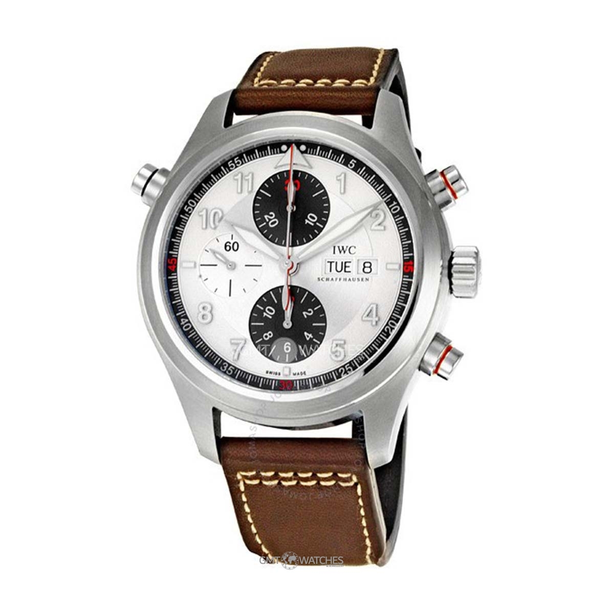 IWC Spitfire Double Chronograph 44mm Stainless Steel Men’s Watch IW371806