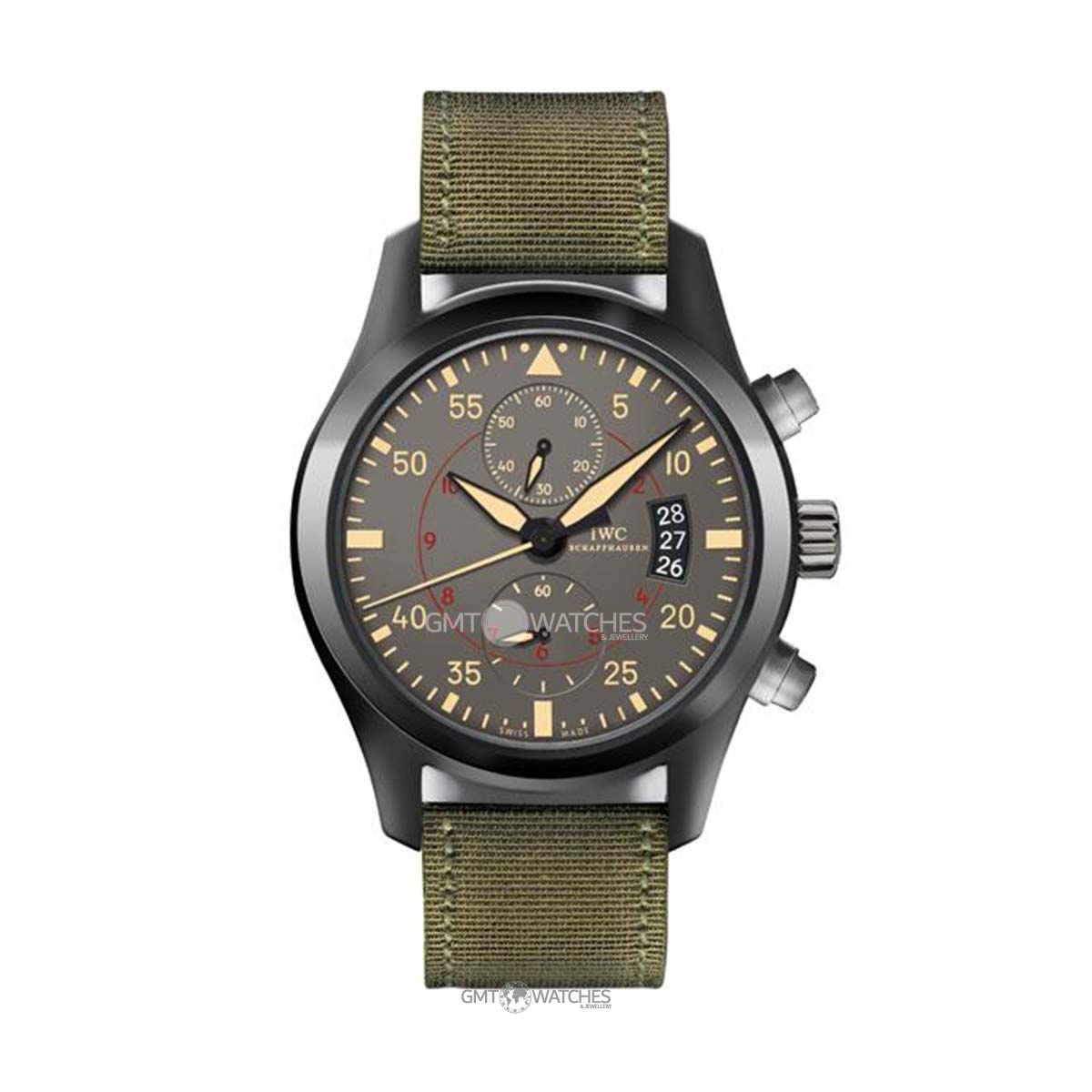 IWC Pilots Chronograph 46mm Cermaic and Titanium Men’s Watch IW388002