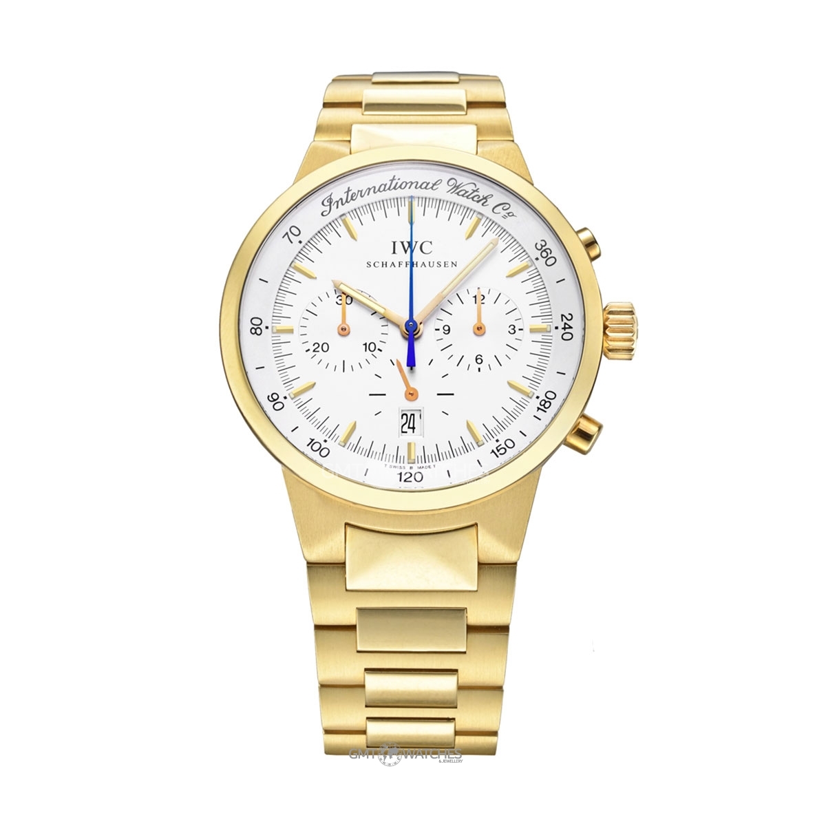 IWC GST Chronograph 37mm 18k Yellow Gold Men’s Watch IW9557-001