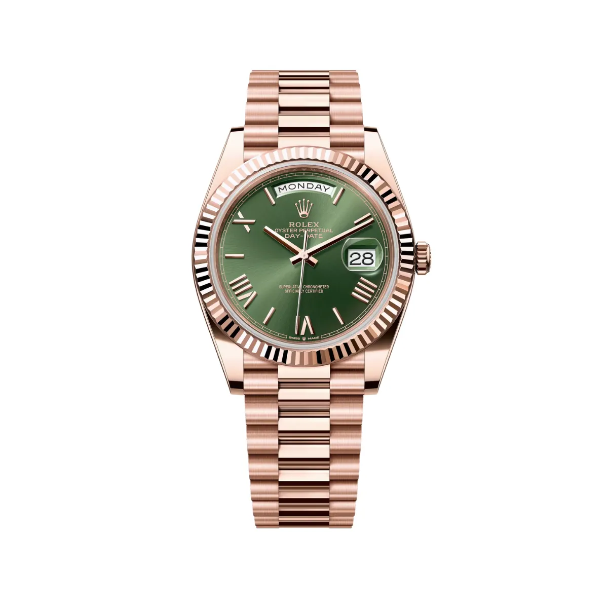 Rolex Oyster Perpetual Day-Date 228235 Green Dial 40mm