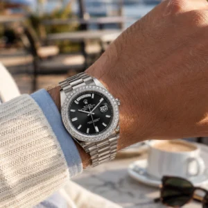 Rolex Oyster Perpetual Day-Date 40mm Black Dial 228349RBR bkbdp