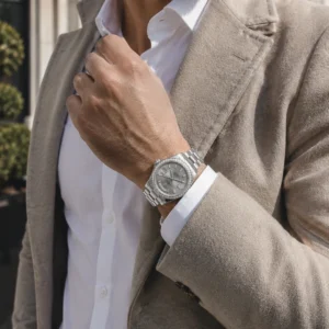Rolex Oyster Perpetual Day-Date 40mm Silver Dial 228349RBR sbdp