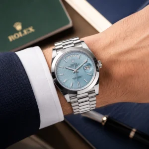Rolex Oyster Perpetual Day-Date 40mmBlue Dial 228206 ibbmip