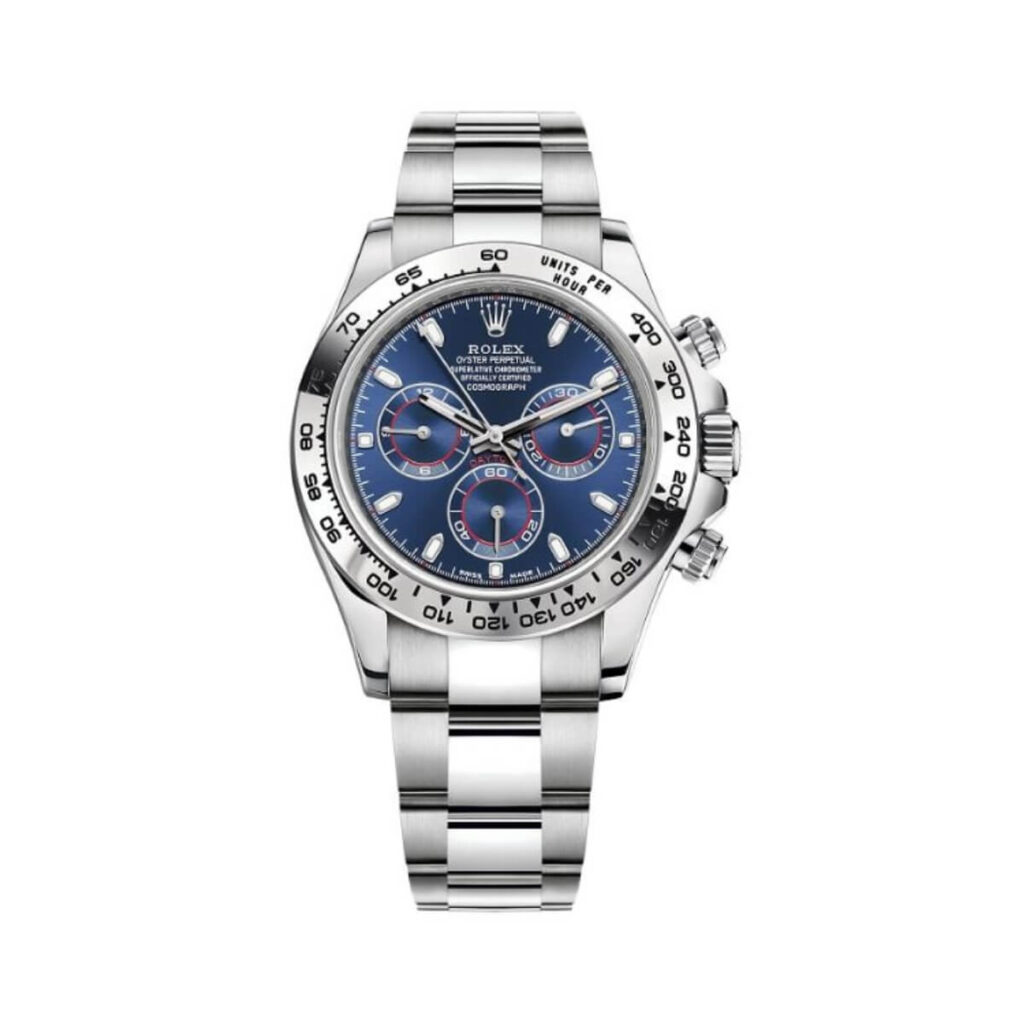 Rolex Daytona 116509 Blue Dial – 18K White Gold Chronograph