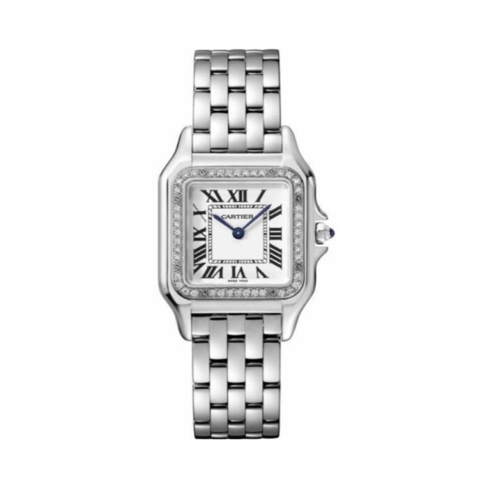 Cartier Panthere De Cartier Watch Medium W4PN0008 White Dial 29x37mm