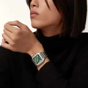 Cartier Santos Arabic WSSA0055 Green Dial 40mm