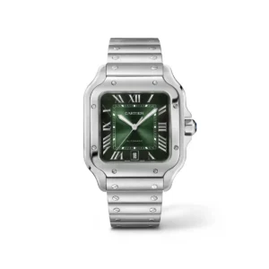 Cartier Santos Arabic WSSA0055 Green Dial 40mm