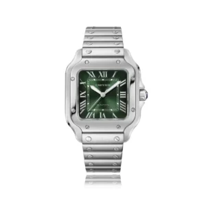 Cartier Santos Large Size WSSA0062 Green Dial 40mm
