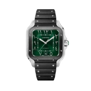 Cartier Santos WSSA0055 Arabic Green Dial 40mm