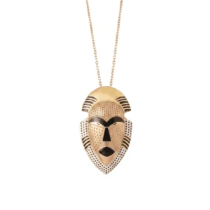 Golden Face Pendant