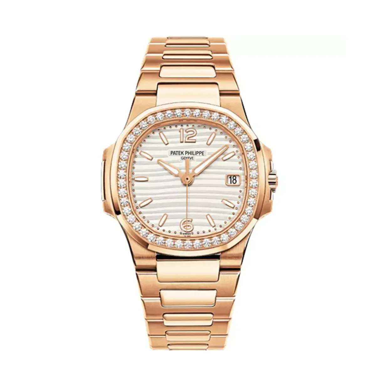 Patek Philippe NAUTILUS QUARTZ 7010-1R-011 Silvery opaline Dial 32mm Patek Philippe NAUTILUS QUARTZ 7010-1R-011 Silvery opaline Dial 32mm