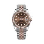 Rolex DateJust 41 126331-0004 Rose Gold And Steel Chocolate Dial 41mm