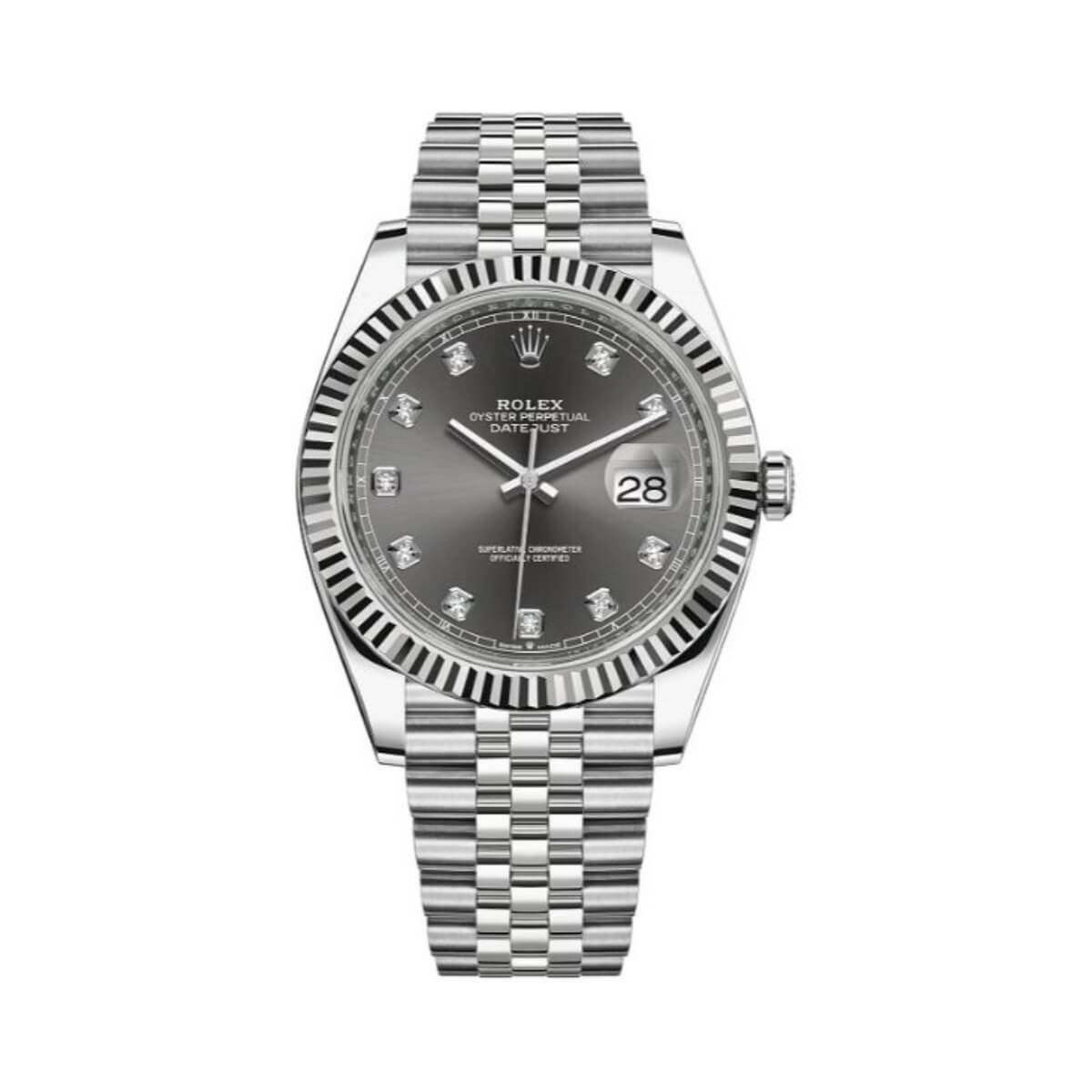 Rolex DateJust 41 126334-0006 Gray Dial 41mm