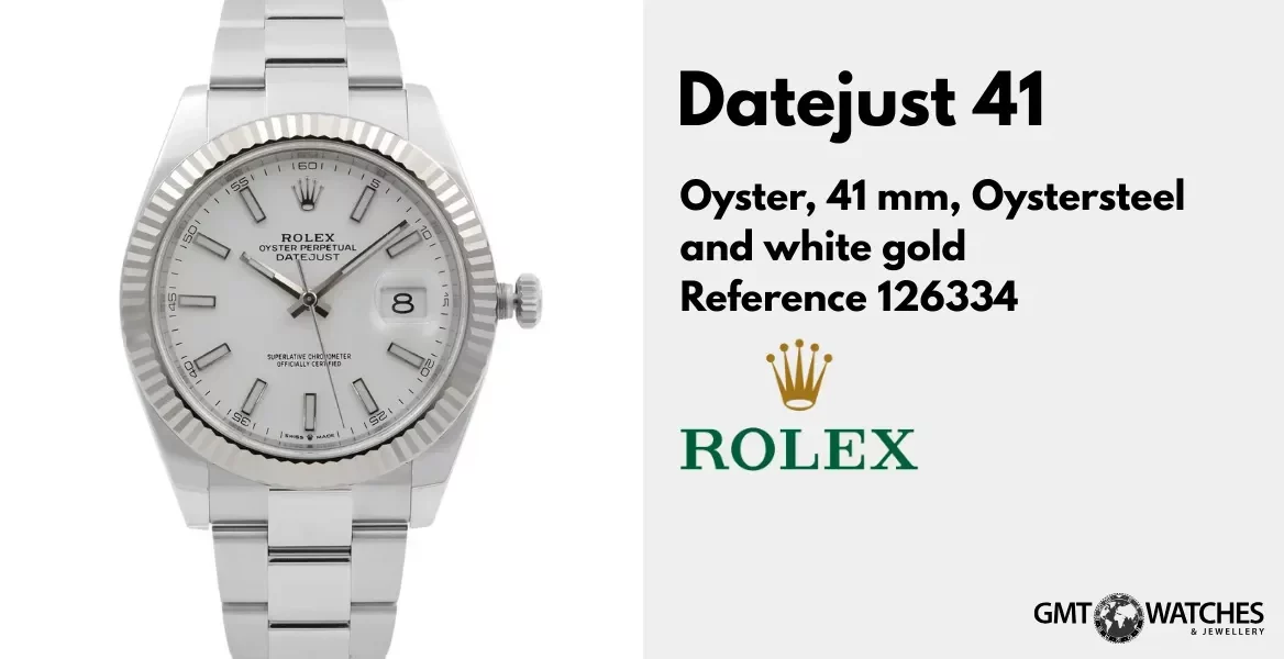 Rolex DateJust 41 126334-0024 White Dial 41mm