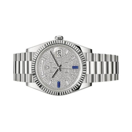 Rolex Day-Date 228239-0049 Paved with Diamonds and Sapphires Dial