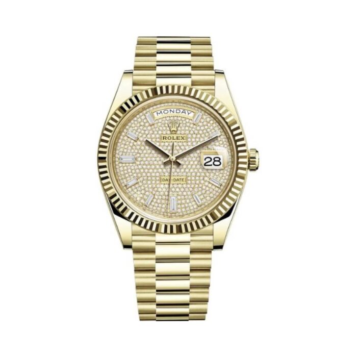 Rolex Day-Date 40 228238-0054 Diamond Paved Dial 40mm