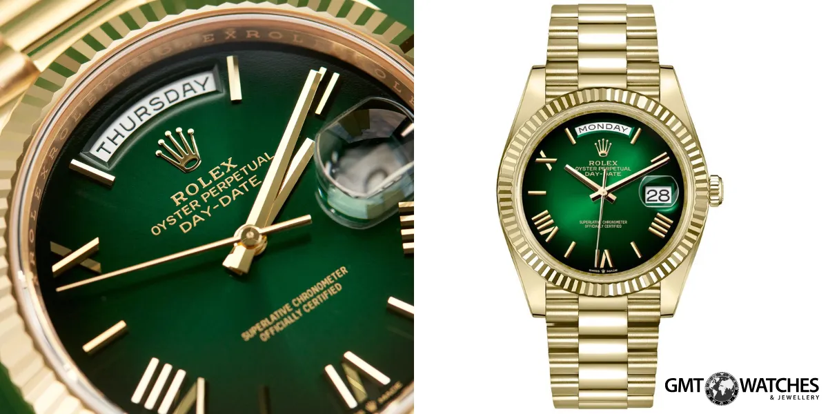 Rolex Day-Date 40228238-0069 Green Dial 40mm