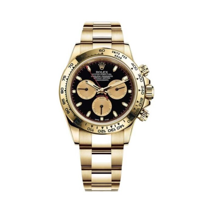 Rolex Daytona 116508-0009 Yellow Gold & Black Dial 40mm