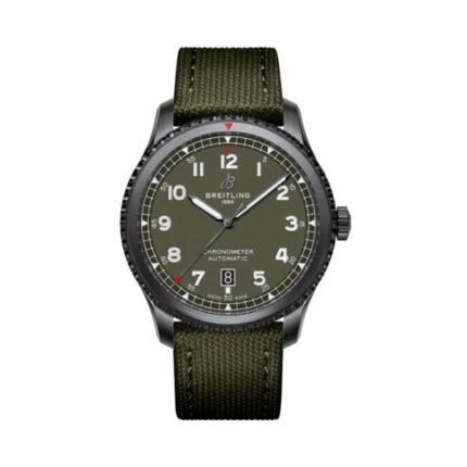 Breitling Aviator 8 M173152A1L1X1 Green Dial 41mm