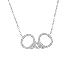 DIAMOND HANDCUFF PENDANT