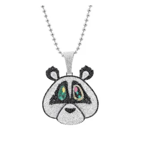DIAMOND PANDA PENDANT
