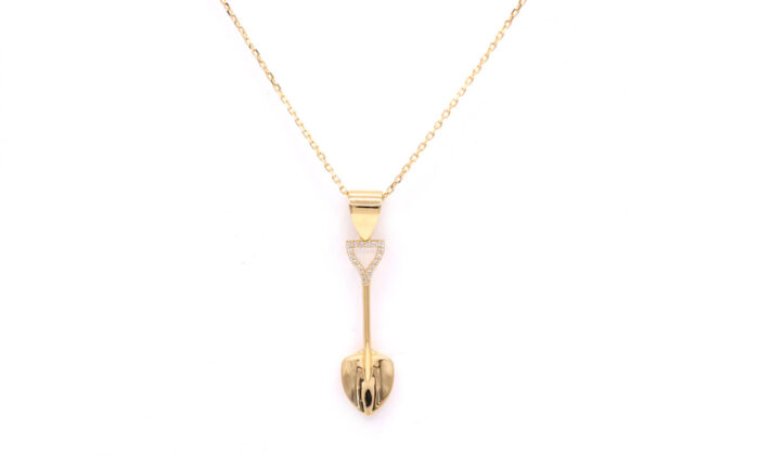 DIAMOND SHOVEL PENDANT
