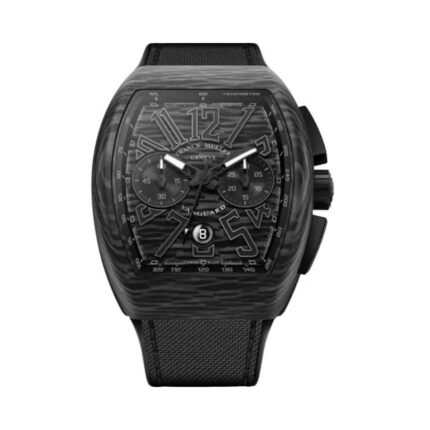 Franck Muller V 45CC DT Carbon NR Vanguard Black Dial 45mm