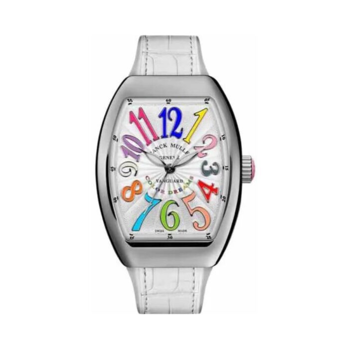 Franck Muller Vanguard v32 COL DRM AC JA Silver Dial 42.3mm