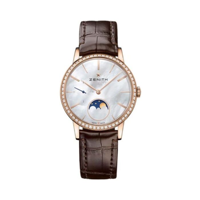 Zenith Elite Lady Moonphase 22.2320.692.80.C713 White MOP Dial 36mm