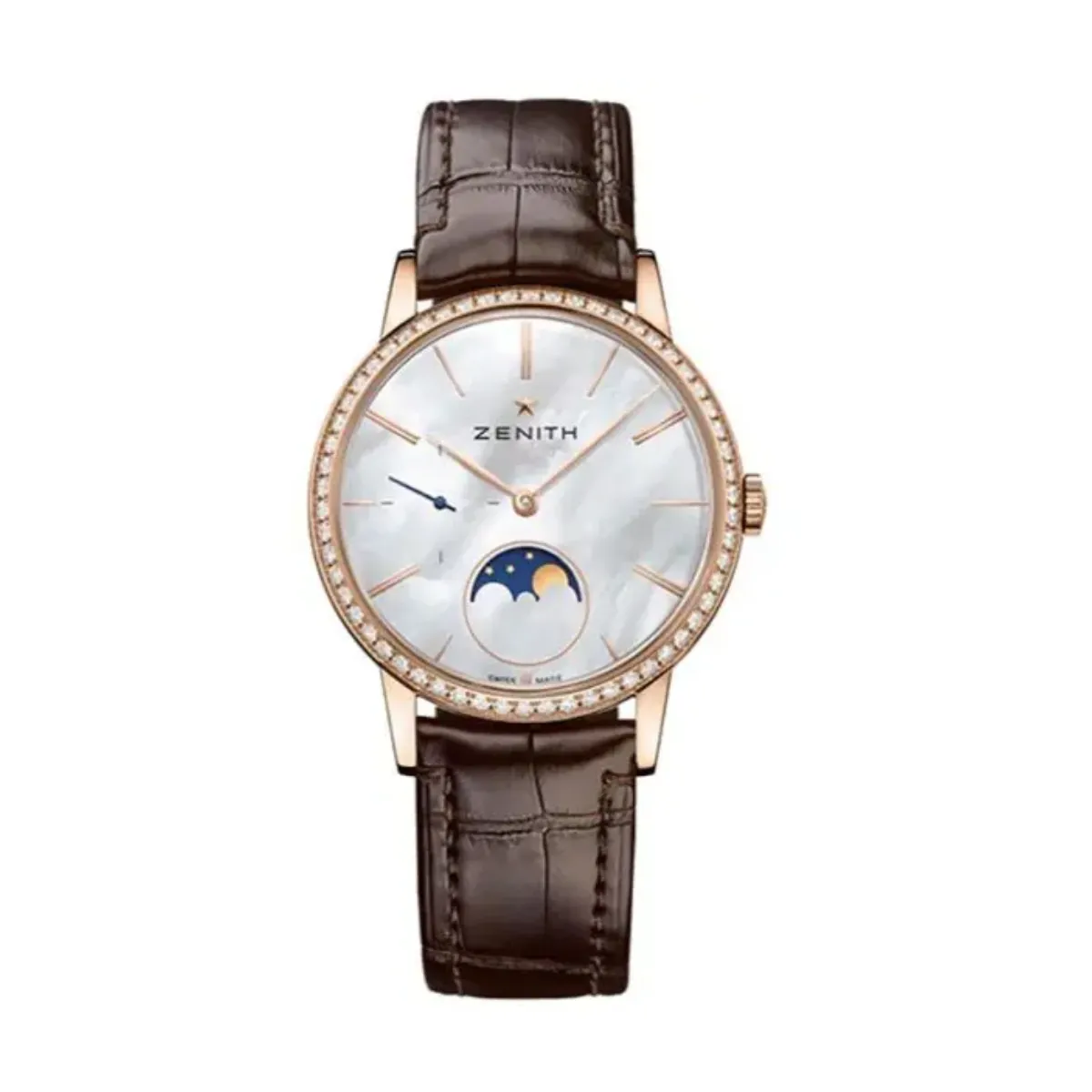 Zenith Elite Lady Moonphase 22.2320.692.80 Zenith Elite Lady Moonphase 22.2320.692.80.C713 White MOP Dial 36mm