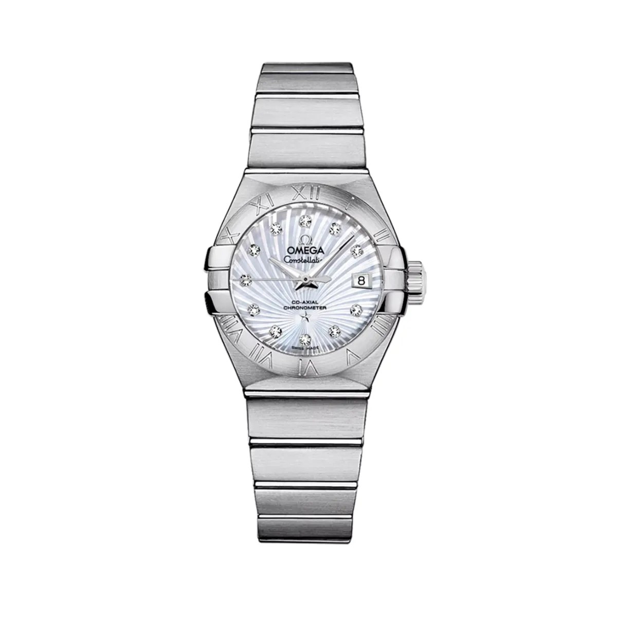 Omega Constellation Co-Axial 123.10.27.20.55.001 Mother Of Pearl Dial 27mm Omega Constellation Co-Axial 123.10.27.20.55.001 Mother Of Pearl Dial 27mm