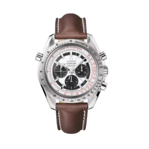 Omega Speedmaster Broad Arrow Rattrapante 3882.31.37 White Dial 42.25mm