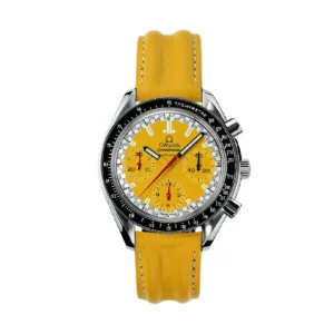 Omega Speedmaster Reduced 3810.12.40 Yellow Dial 39mm