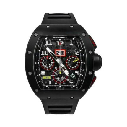 Richard Mille Rm 011 Ca Felipe Massa Flyback Black Dial 50mm