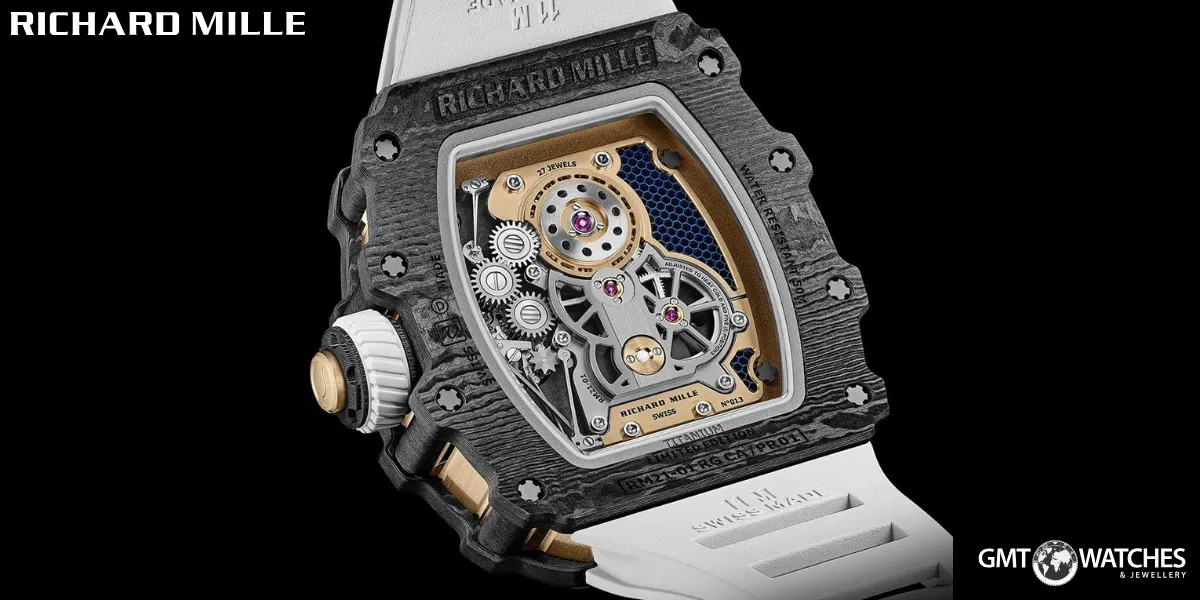 Richard Mille Rm 21-01 Tourbillon Aerodyne Grey Dial 42.68mmx50.12mm