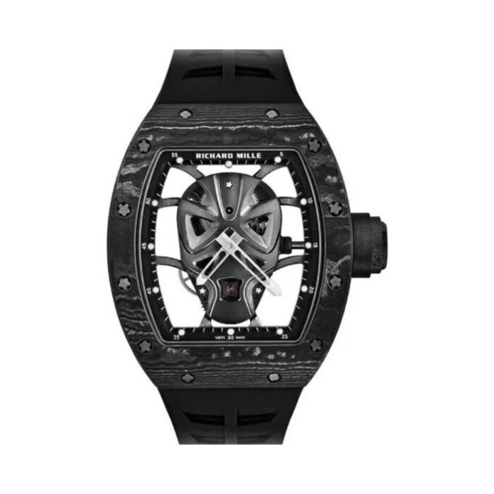 Richard Mille Rm 52-06 Mask Black Skeleton Dial 42mm