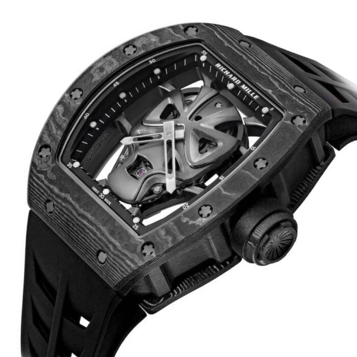 Richard Mille Rm 52-06 Mask Black Skeleton Dial