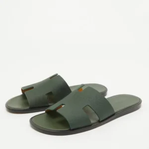 Hermes Men Sandals Izmir Epsom Heritage Calfskin