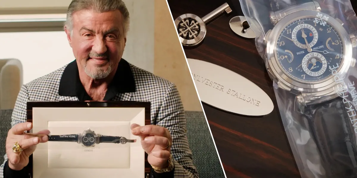 Sylvester Stallone's $2.5 Million Patek Philippe Watch Heads to Auction