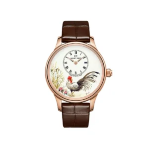 Jaquet Droz Les Ateliers D’Art Petite Heure Minute Enamel Painting 43Mm Limited Edition Mens Watch Ref. J005013216