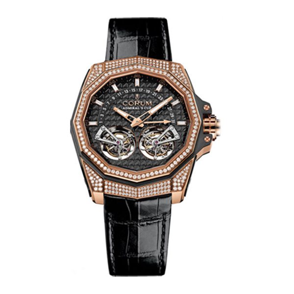 108.109 Corum Admiral’S Cup Ac-One 45Mm Double Tourbillon Men’S Watch Ref. 108.109.85-0F01-An91