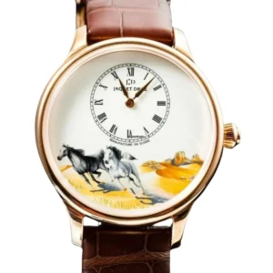 Jaquet Droz Les Ateliers D’Art Petite Heure Minute Enamel Painting 39Mm Limited Edition Men’S Watch Ref. J005013204