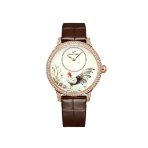 Jaquet Droz Les Ateliers D’Art Petite Heure Minute Enamel Painting 35Mm Ladies Watch Ref. J005003222