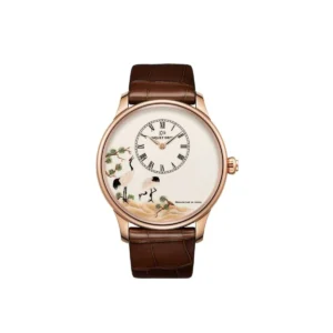 Jaquet Droz Les Ateliers D’Art Petite Heure Minute Enamel Painting 43Mm Mens Watch Ref. J005033226