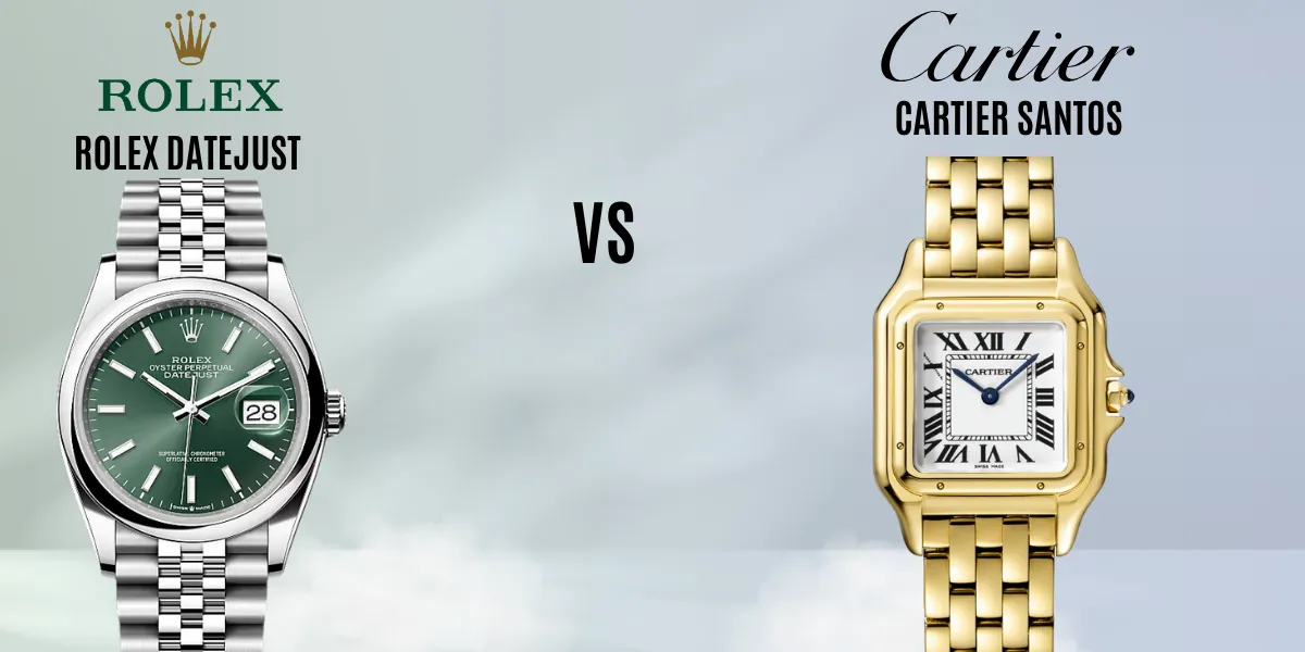 Rolex Datejust vs Santos Appearance