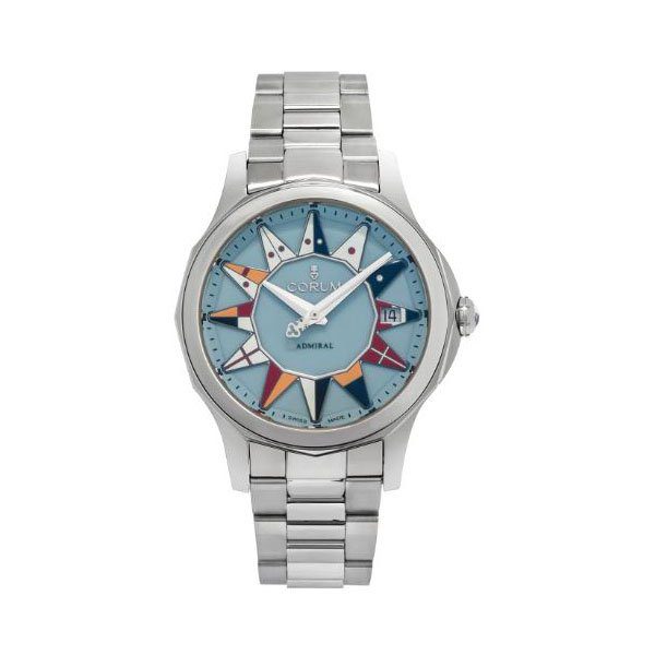 082.200.20-V200-BL12 Corum Admiral Legend Blue 38Mm Stainless Steel Ladies Watch